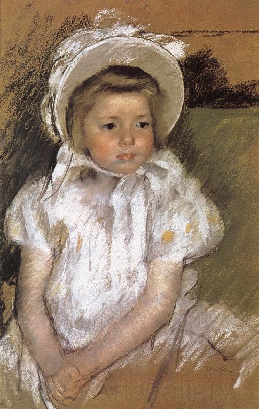 Mary Cassatt the girl wearing the white bonnet Spain oil painting art